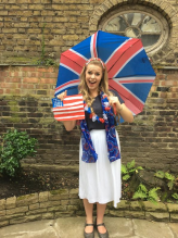 When you really love America, but you are in England...Awkward!